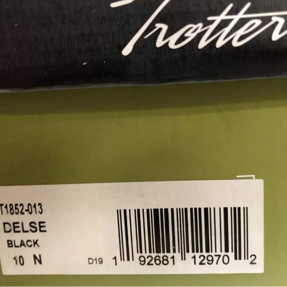Trotters Delse Womens Low Pump Heels Black Size 10 Narrow